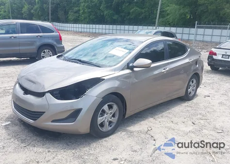 2015 Hyundai Elantra Se из США, поврежденный, VIN 5NPDH4AE3FH567553